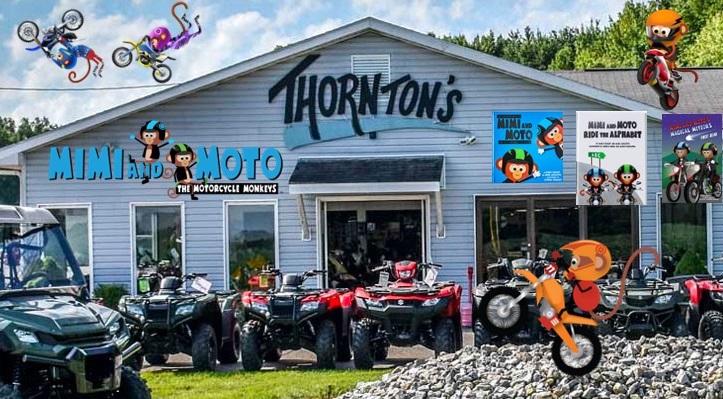 If you live in #Indiana, swing by #ThorntonCycle who now carry Mimi and Moto.  Another shout out to #CycleRidersSupply for connecting us with them.

#thorntoncycle  #motorcycles #twowheeltuesday #MotorcycleDealership #indianapolis #motorcyclebooks #kidsbooks #ChildrensBooks