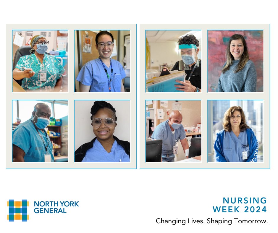 NYGH is proud to have a diverse team of nurses working across our sites as Registered Nurses, Registered Practical Nurses, and nurses working in leadership roles. Happy #NursingWeek to all the incredible nurses who care for those living in our communities and beyond.
