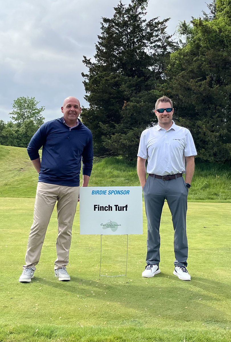 Wonderful day yesterday at the annual Rutgers Turfgrass Research Golf Classic - supporting all the important work being done through @RU_Turf_School @RUturfCenter! 💚🌱📊