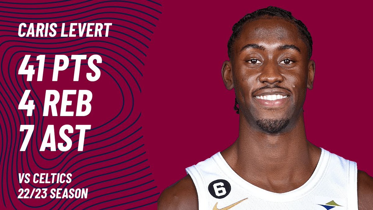 If I'm JB, I'm figuring out a way to use this guy more in this series. .  Some of his career highs were against Boston. I think he is the key to beating Boston.  #CarisLevert #Letemknow    #NBAPlayoffs    #Cavs
