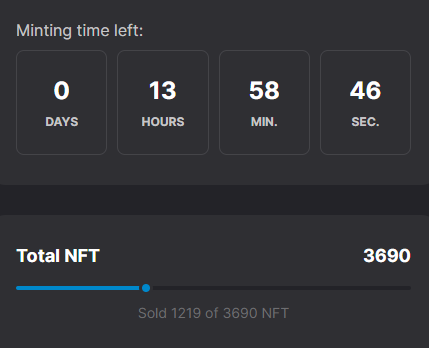 tongremlins's tweet photo. Hi Gremlins 
It's less than 5 hours before mint end 
All unminted Gremlins will be burn 
There is a long way, thanks for joining us

Mint link; https://t.co/xw0o6JDfDC

#TON $TON https://t.co/hwk60D7sUN
