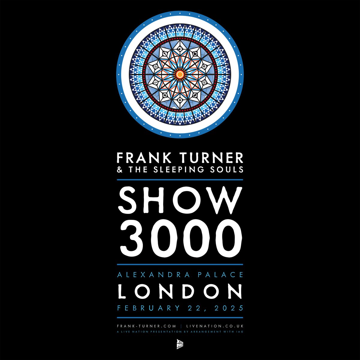 SHOW 3000! Tickets are now on general sale. Grab yourself a couple and come along. Hope to see you there! frank-turner.com/live-gigs/