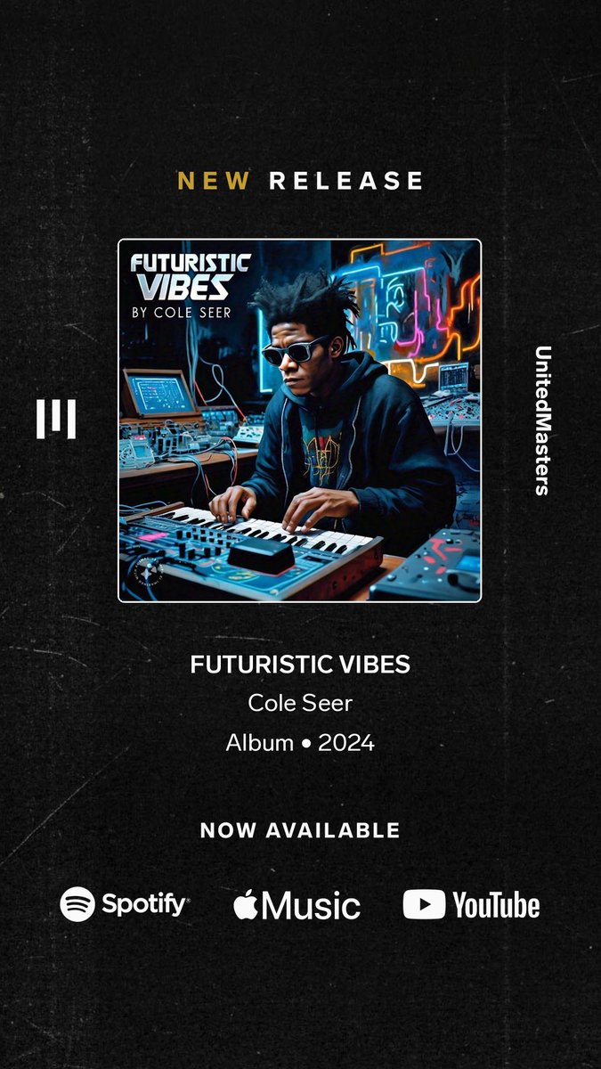 Cole Seer - FUTURISTIC VIBES ⁦@drdre⁩ ⁦@Eminem⁩ Like, Share & Subscribe #tuesdaythoughts #tuesdayMorning #tuesdayvibe #tuesdayMotivaton #tuesdayinspiration #tuesdayHustle #COLESEER #UNITEDMASTERS  unitedmasters.com/m/futuristic-v…