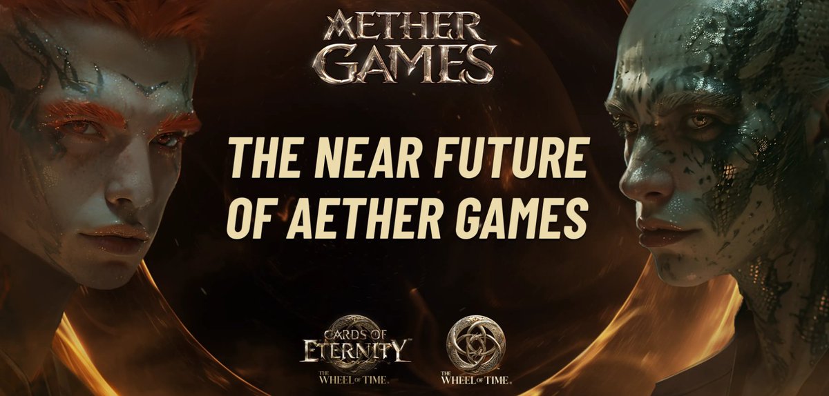 Aether Games is on the verge of a bold new era 👀

Collaboration <a href="/AetherGamesInc/">Aether Games</a> and movie franchise The Wheel of Time is a major milestone! And now @AetherTCG will be renamed to the new game title Cards of Eternity: The Wheel of Time. 🔥

We've been working towards this moment