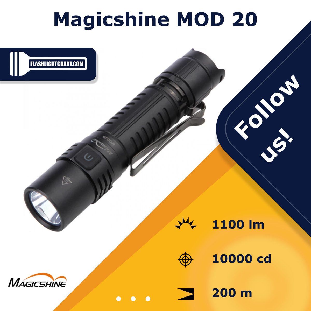 🔦 Magicshine MOD 20 Flashlight Review 🔦
🟢 Pros: waterproof, protective holster, ...
🔴 Cons: no auxiliary LEDs, ...
For more details, visit our website!
#FlashlightChart
#Magicshine #MagicshineFlashlight #MagicshineLight #Magicshine
#Flashlight 
flashlightchart.com/magicshine/mag…