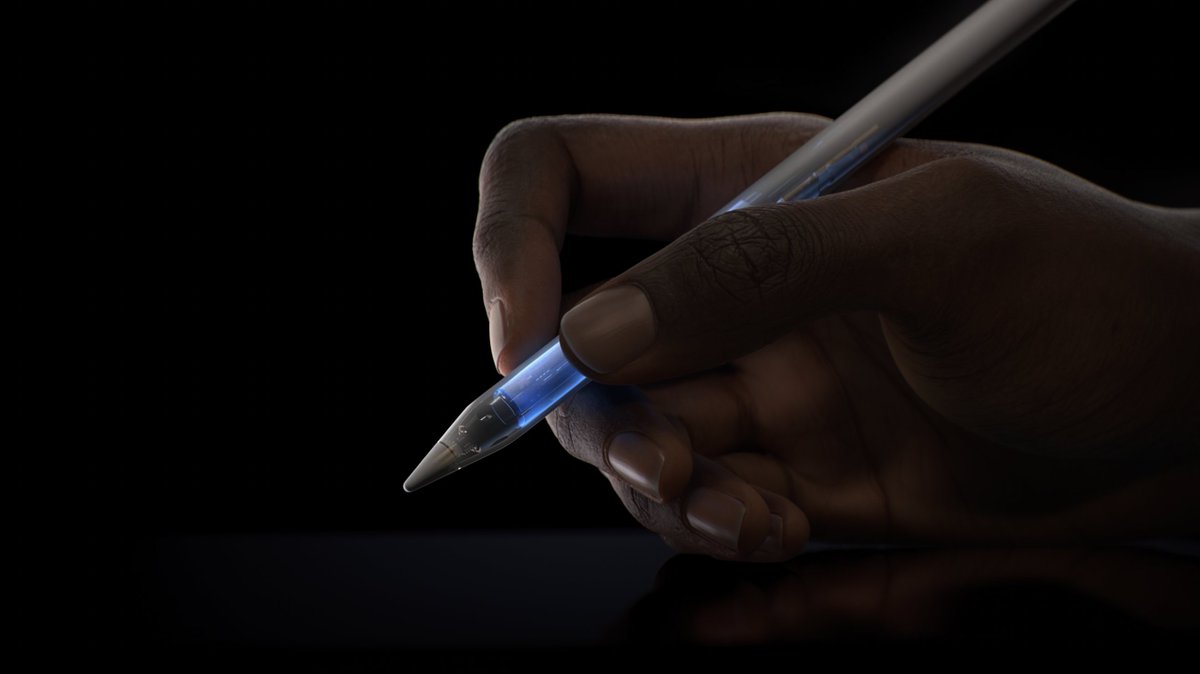 Apple Pencil Pro. Now with 'Squeeze' and 'Roll' gestures! #AppleEvent
