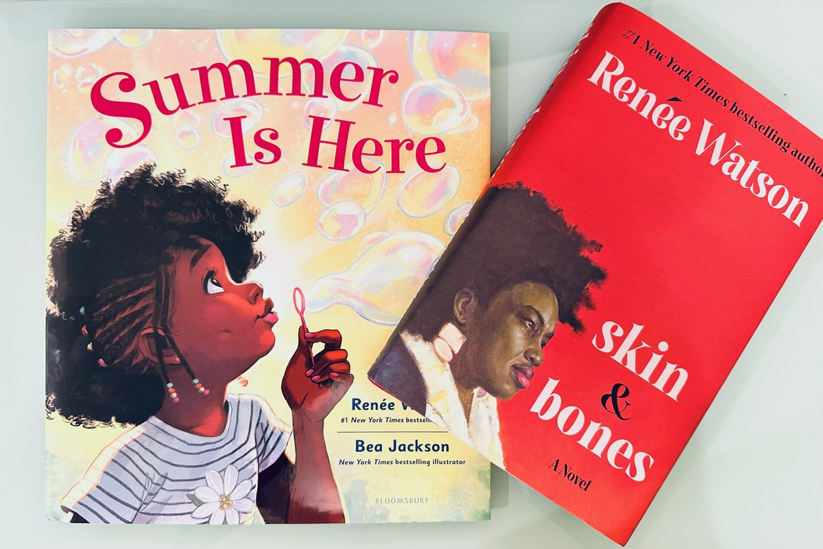 Today’s the day! I have *two* books out & I’m so excited to share these stories with you. You can order the books here: reneewatson.net/books Follow this thread for updates about the book tour & special events. #SummerIsHere #SkinAndBones