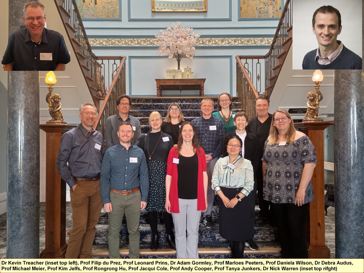 Lovely picture of all speakers of the HPRG 2024 #polymer #conference. Great to catch up with existing collaborators but also to make new connections active in polymer #science #AcademicTwitter