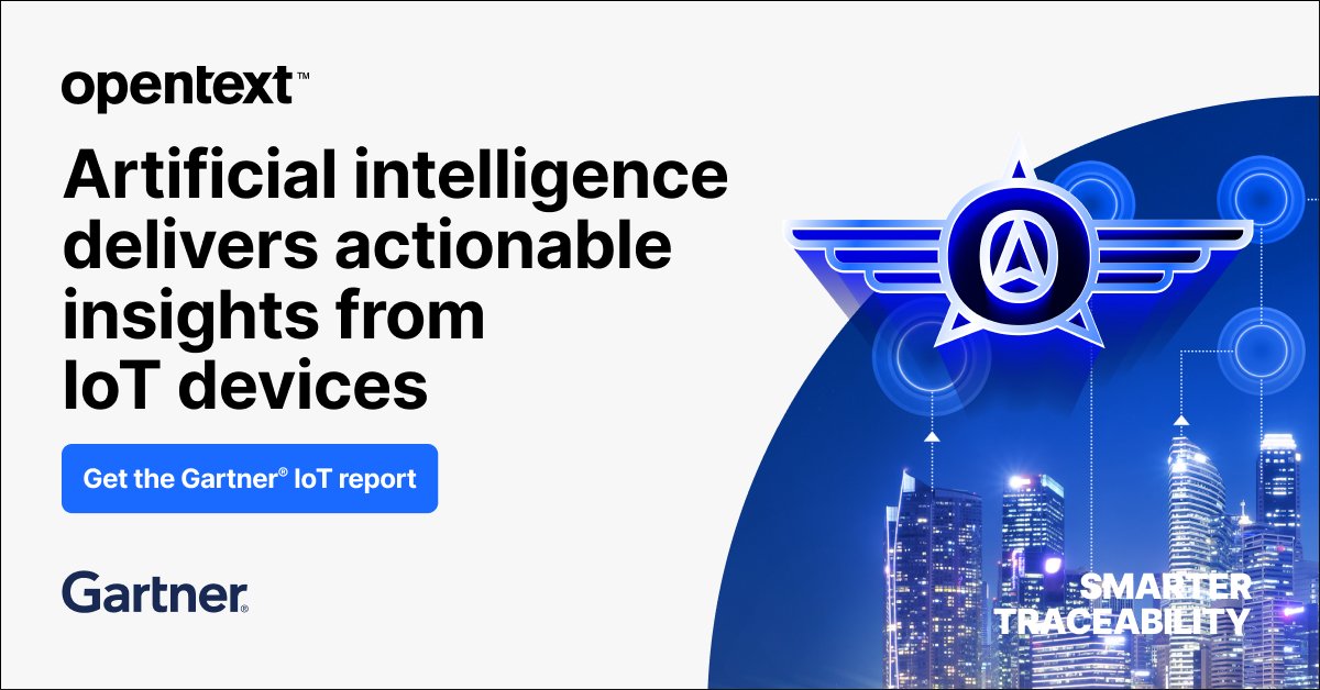 By 2025, more than 95% of new industrial #IoT deployments will include analytics and AI-edge inference capabilities up from less than 30% in 2022. Learn how to use #AI to supercharge IoT: bit.ly/3wsyl3X