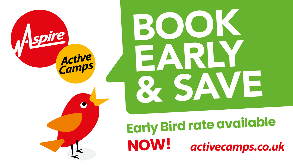 Looking for half-term activities?🌟 Secure your child's spot at our Active Camps before Friday and enjoy Early Bird prices. Remember, if you've been with us before, there's a 15% discount waiting for you in your email inbox🏆 Book now: hubs.ly/Q02wmB0K0