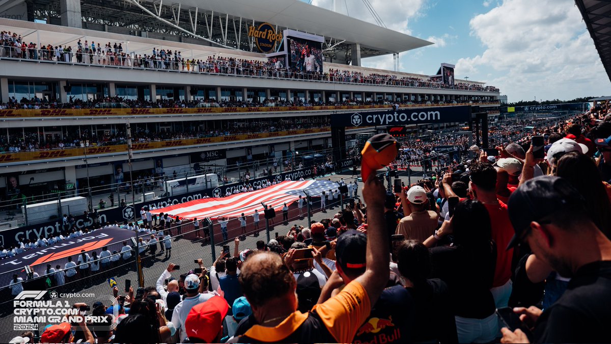 .@ABCNetwork got 3.1 million viewers for the race portion of Sunday's @F1Miami race, per ESPN, becoming the most-watched @F1 grand prix in U.S. history. 🔲 The race got an @NBA Game 7 lead in from Magic-Cavs.
