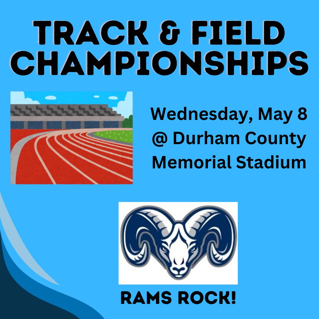 Congrats to our Rams who will be participating in the Track & Field Championships on Wednesday! For important information and to purchase tickets, visit buff.ly/49byUh5 #RamsRock #WeAreDPS