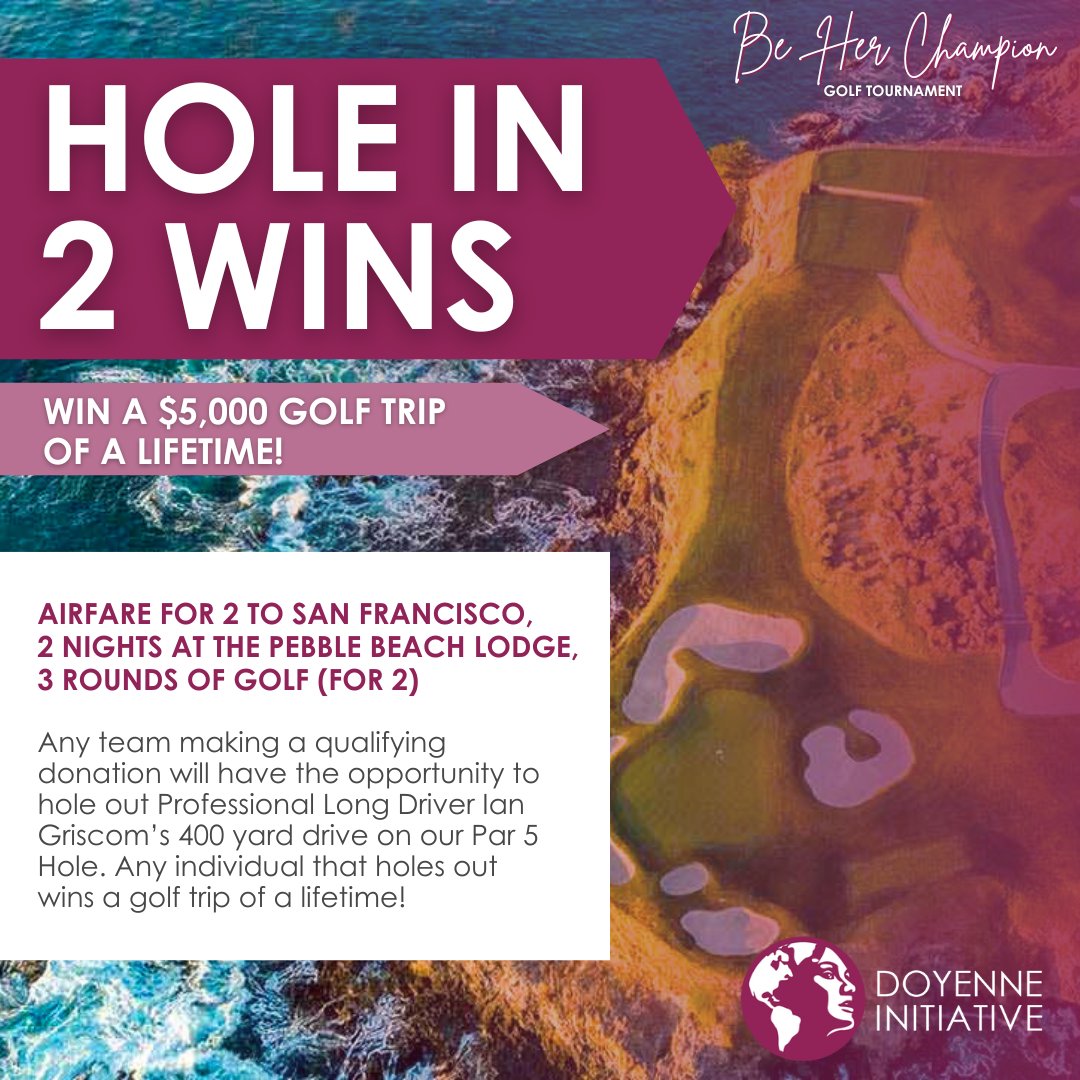 🏌️ What are you waiting for? Register to play today at bit.ly/doyennegolf

#Golf #GolfTournament #Doyenne #DoyenneInitiative #Golfing #Golfer #Tournament #501c3 #WomenEmpowerment #HigherEducation #Engineering #BeHerChampion #NGO #Nonprofit #GenderInequality #DonateToday