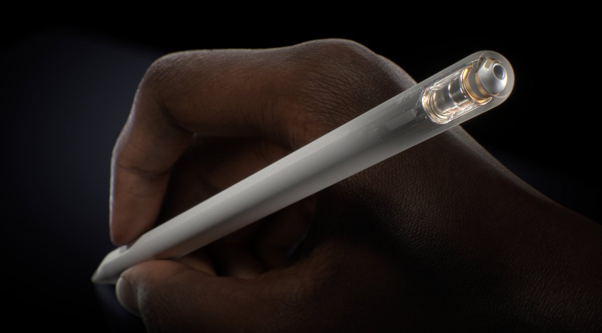 Apple Pencil Pro - New squeeze sensor in the barrel to bring up new tool palette (with new haptic feedback) - Gyroscope lets you 'barrel roll' for changing orientation of shaped pens or brushes - Now supports find my for when you inevitably lose it - $129