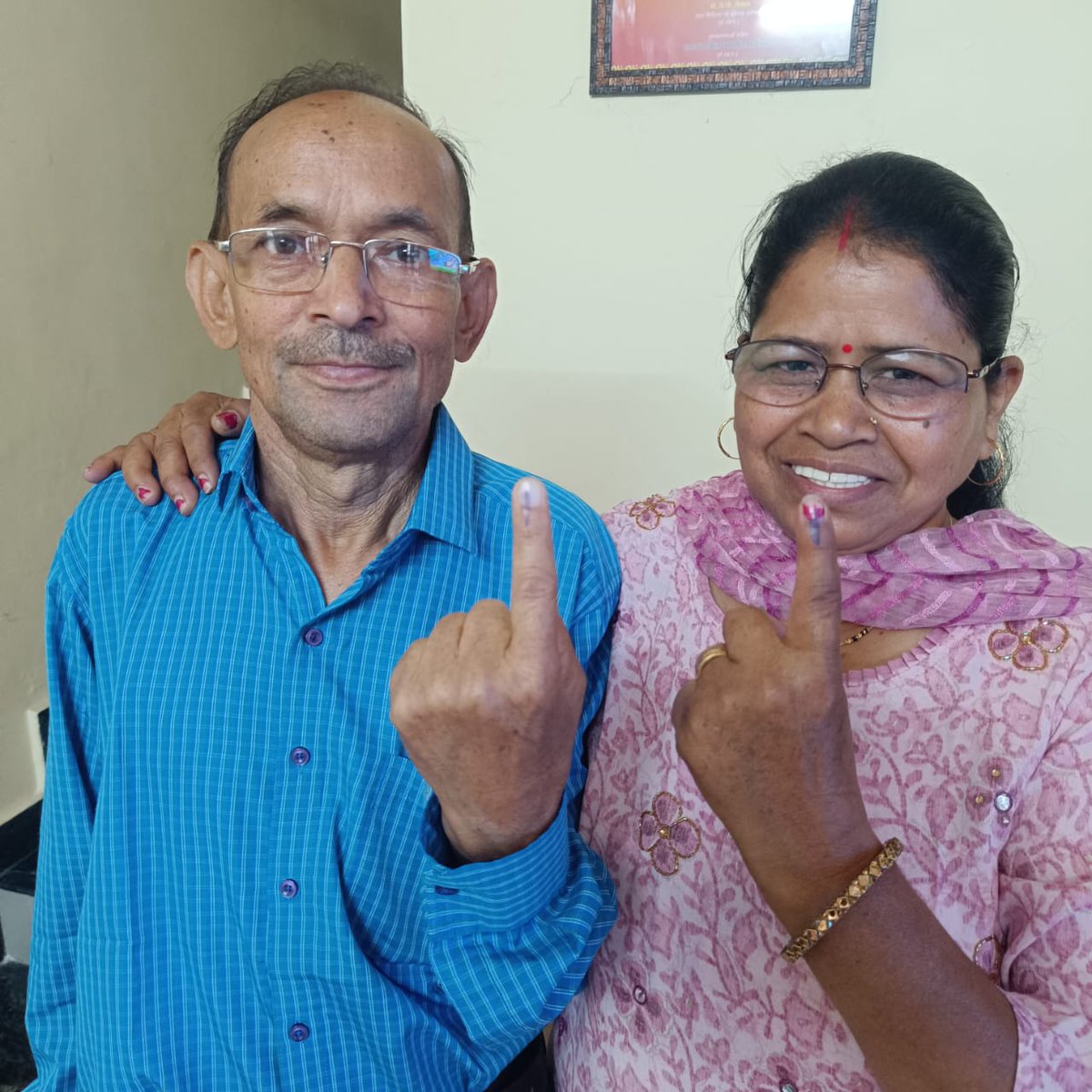 My close relatives Voted for Vikshit Bharat 🇮🇳 in Raipur Chhattisgarh today.
#AbkiBaar400Paar