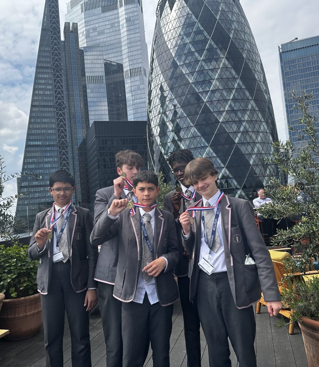 5 Y9 students reached @PrincesTrust #EnterpriseChallenge Regional Finals today! Presenting a #socialenterprise idea, & securing a spot in top 3 with  'Food2Give'. Well done. An innovative & inspirational social enterprise idea benefitting the local #community