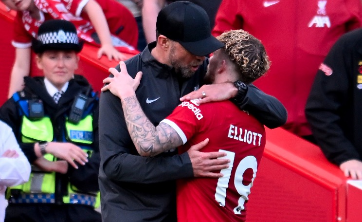 “We have Champions League football next season, that’s where this club belongs and deserves to be.'

Harvey Elliott delivers battlecry to Liverpool team-mates for Jurgen Klopp's final two games | @MirrorAnderson 

mirror.co.uk/sport/football…