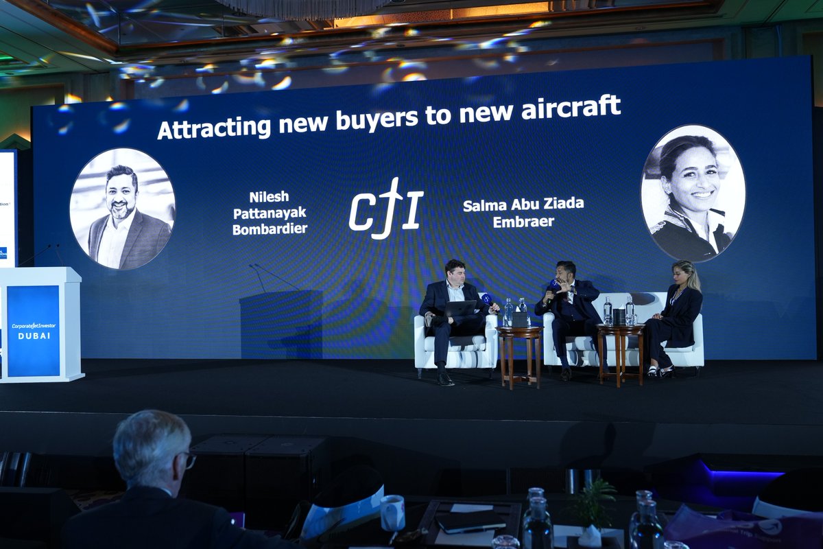 The 2024 CJI Dubai Conference gave Bombardier a key platform to delve into the future of business aviation in Asia-Pacific. Nilesh Pattanayak, VP Sales, APAC, shared insights on attracting new buyers and industry challenges. Thank you to Corporate Jet Investor! #APAC #CJI2024