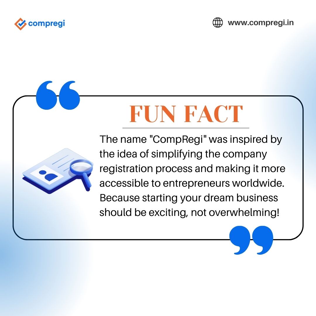 CompRegi: Where the journey to your dream business begins with simplicity and excitement! 💼✨ #StartupDreams #SimplifySuccess