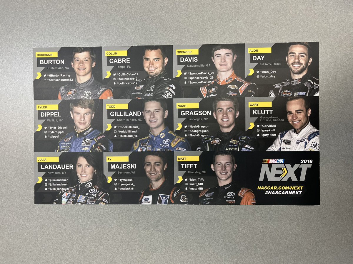 Found this on my desk at NASCAR 🥰