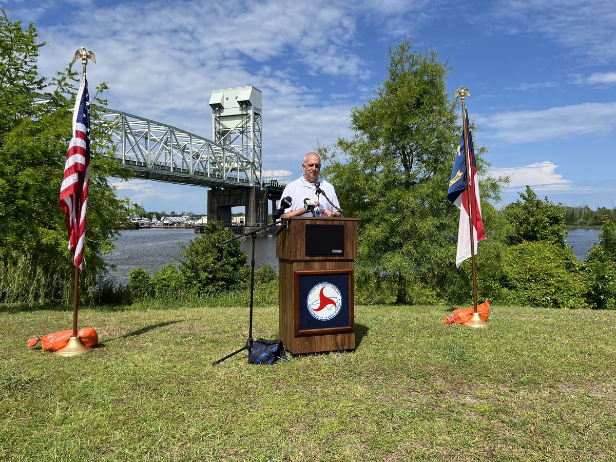 Exciting news being shared by #NCDOT to the media and our partners in #NHCgov and #BrunsCo! The #CFMB is opening ahead of schedule!