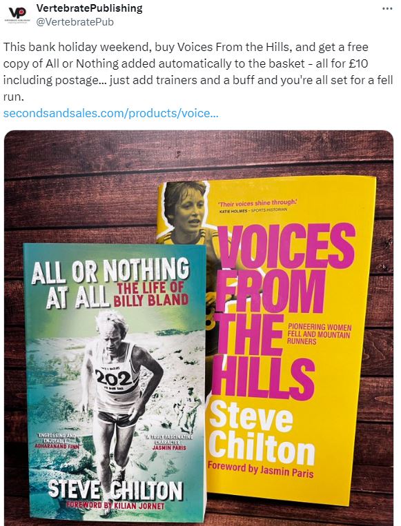 steev8's tweet image. Still two sets of this amazing offer of a pair of new books from @VertebratePub for £10 inc postage: secondsandsales.com/products/voice… #getinthere