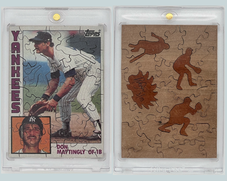 I decided to pull one of these Don Mattingly puzzles from my Etsy store and give it away here. Follow me and repost this post by 11:59pm Saturday night (5/11) to enter. I'll randomly select winner on Sunday morning. 

#cardart #thehobby