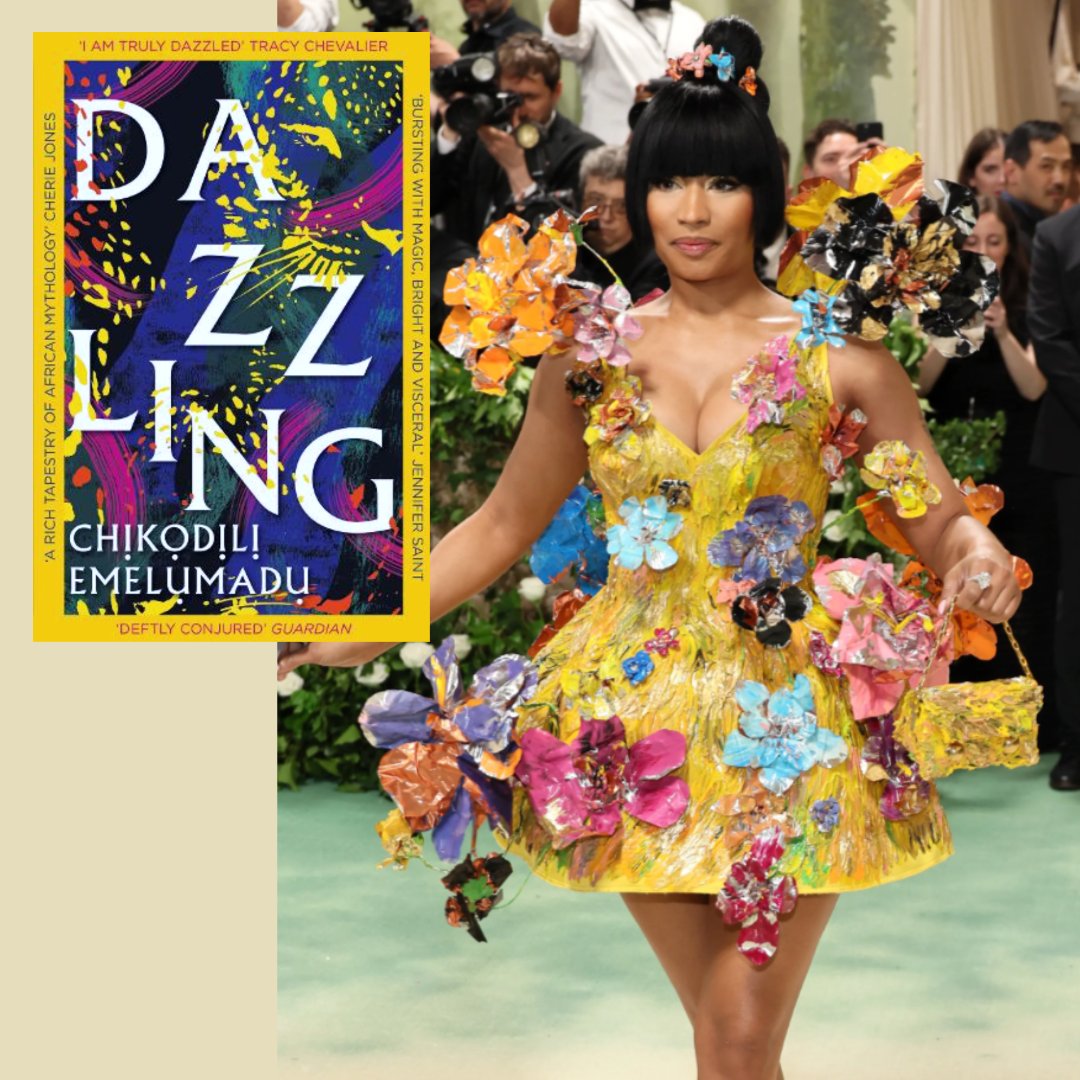 Nicki Minaj and Dazzling by @chemelumadu 💛 #LooksToBooks #MetGala