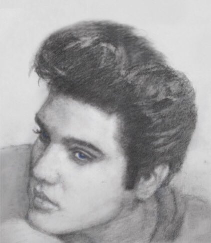 @ElvisPresley My drawing of Elvis