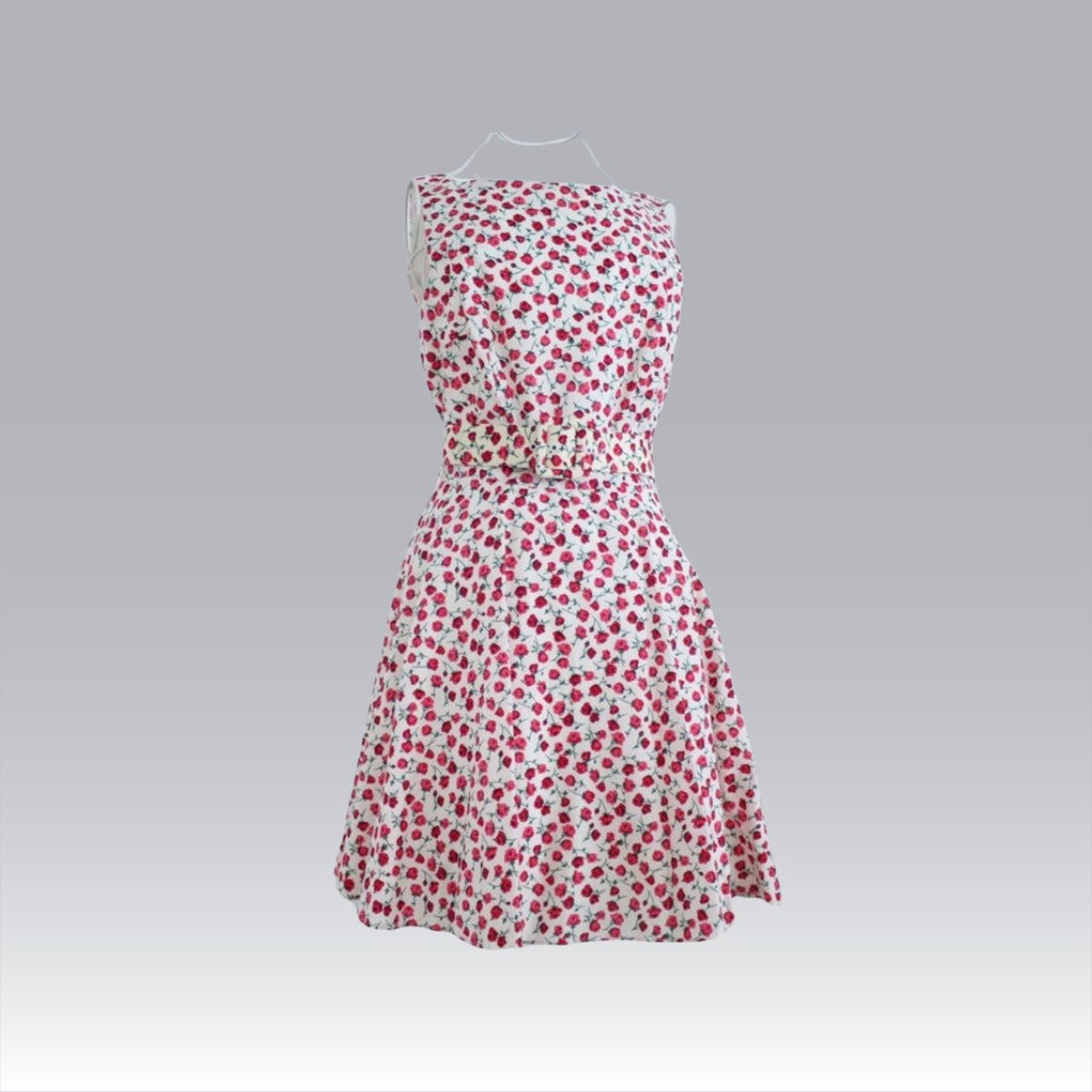 Vintage Sleeveless Mini Sun Dress, Petite Pink Rose Swing Dress, Ladies Sz 6 tuppu.net/1492820f #SwirlingOrange11 #VintageFun #Etsyteamunity #SMILEtt23