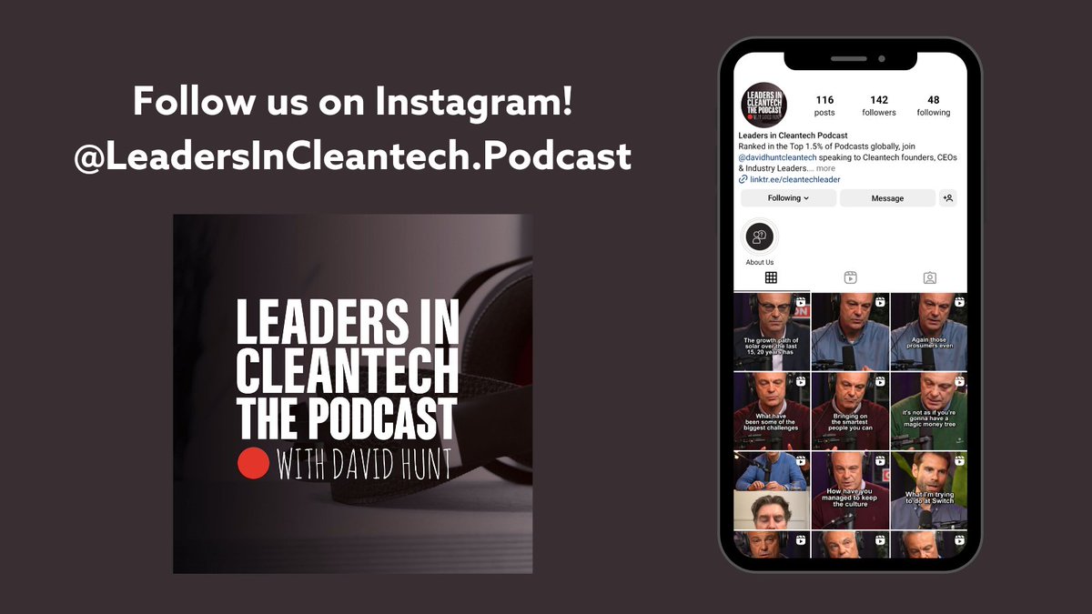 Follow us on Instagram! instagram.com/leadersinclean…