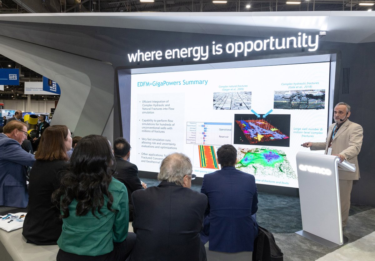 This week at #OTC2024, our researchers are giving in-booth demonstrations & presentations covering #Aramco's newest technologies & discussing our approach to the future of the energy industry. Learn more here: bit.ly/4dl4jQy @OTCevents