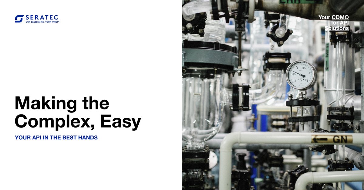 SeratecAPIs's tweet image. 🌟 Seeking custom APIs for rare diseases? Look no further! At SERATEC, we excel in transforming complexity into simplicity—from development to clinical batch supply. Enhance your quality and efficiency with us. Contact us for more info! #RareDiseases #CustomAPIs