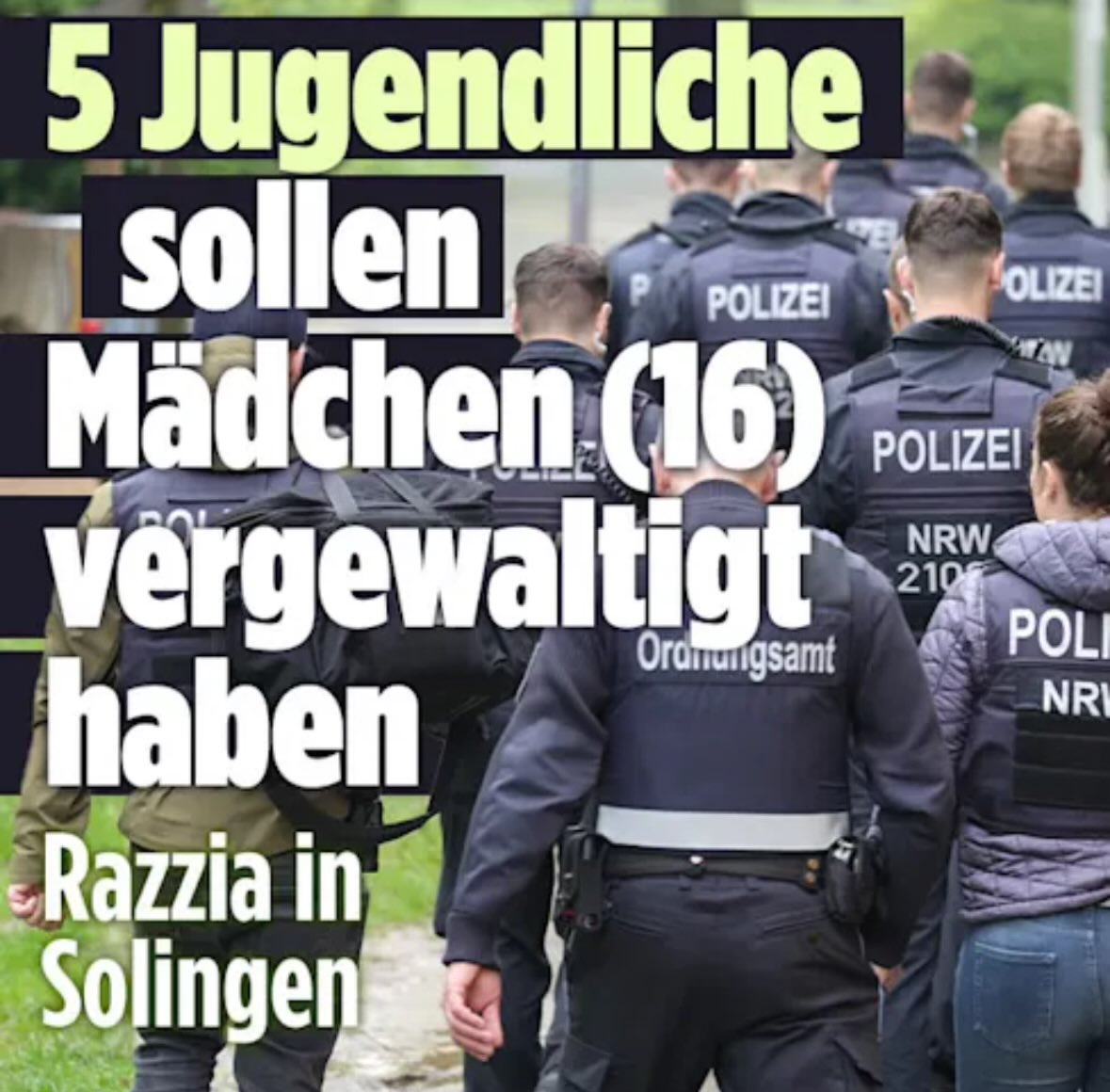 Wir haben Angst. Angst, dass es sich bei den beteiligten 5 Jugendlichen in #Solingen um migrantisch gelesene Personen handelt. Das würde erneut für schäbige Hetze gegen Ankommende sorgen. Die demokratischen Parteien müssen sich für eine konsequente Informationssperre einsetzen.