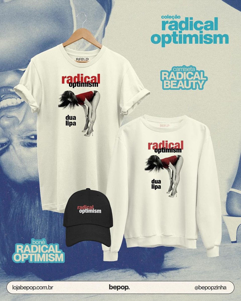 COLEÇÃO #RADICALOPTIMISM NA BEPOP 🌊

Somos parceiros da loja BEPOP e temos um cupom exclusivo de 10% de desconto para vocês!

🎟️ CUPOM: CENTRAL_DUALIPA
🔗 LINK: lojabepop.com.br/artistas/dua-l…

Camisetas, moletons, canecas, boné, ecobag, bottons e vela aromática pra você ficar 100%…