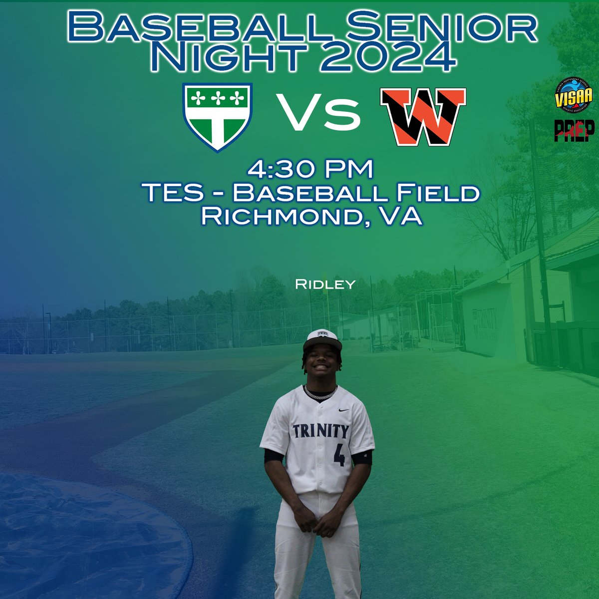 Come out for SENIOR NIGHT for Titan baseball! We celebrate our lone senior as the team looks to keep the winning streak going Let's Go Titans!