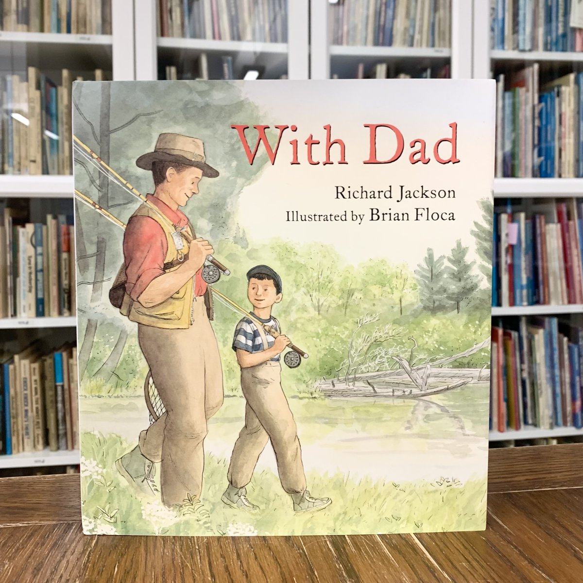 Happy book birthday to WITH DAD! This warm #picturebook about a boy with a father in the military reflecting on cherished memories of a camping trip with Dad is on shelves today! @BrianFloca ow.ly/VWba50Rxybg #bookbirthday