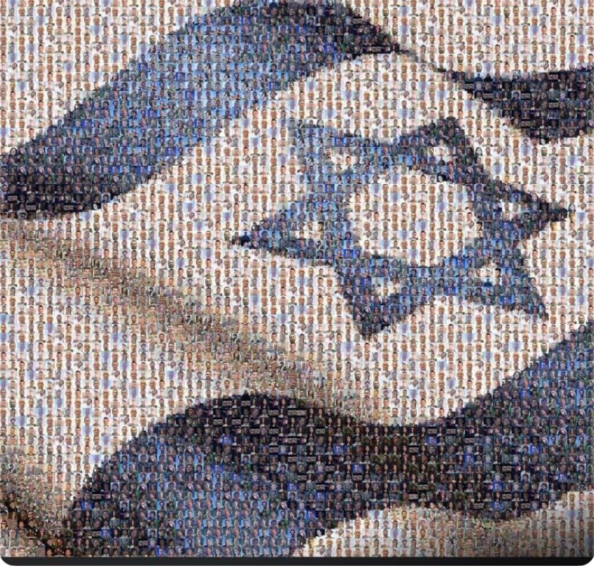 Esta bandera israelí está formada por fotografías de todos los asesinados por los terroristas de Hamás. Les pido que amplíen la foto, la vean y, si lo consideran, la compartan. Gracias.