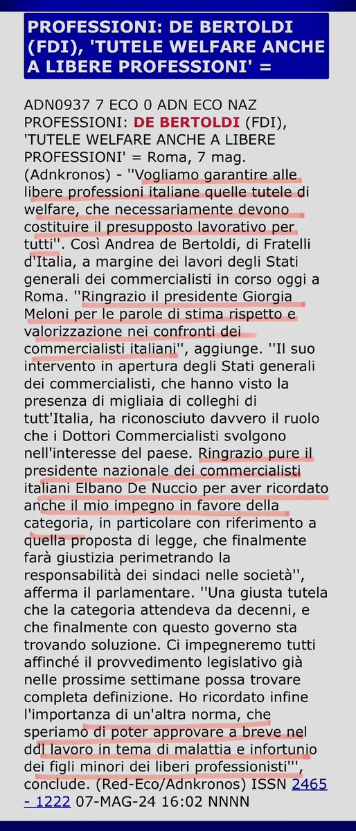 I #commercialisti, al centro dello sviluppo del Paese nel governo @GiorgiaMeloni  , protagonisti agli #statigenerali della #Professione. @FratellidItalia 🇮🇹