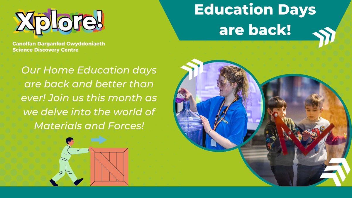 We're so pleased to announce that after consulting the Home Educating community, we have revamped our Home Education Days! 🧲 📅 May 17th 🕰️ 09:30 – 16:30 ❓ Theme: Materials and Forces Book your tickets here!: bit.ly/44nkHvF