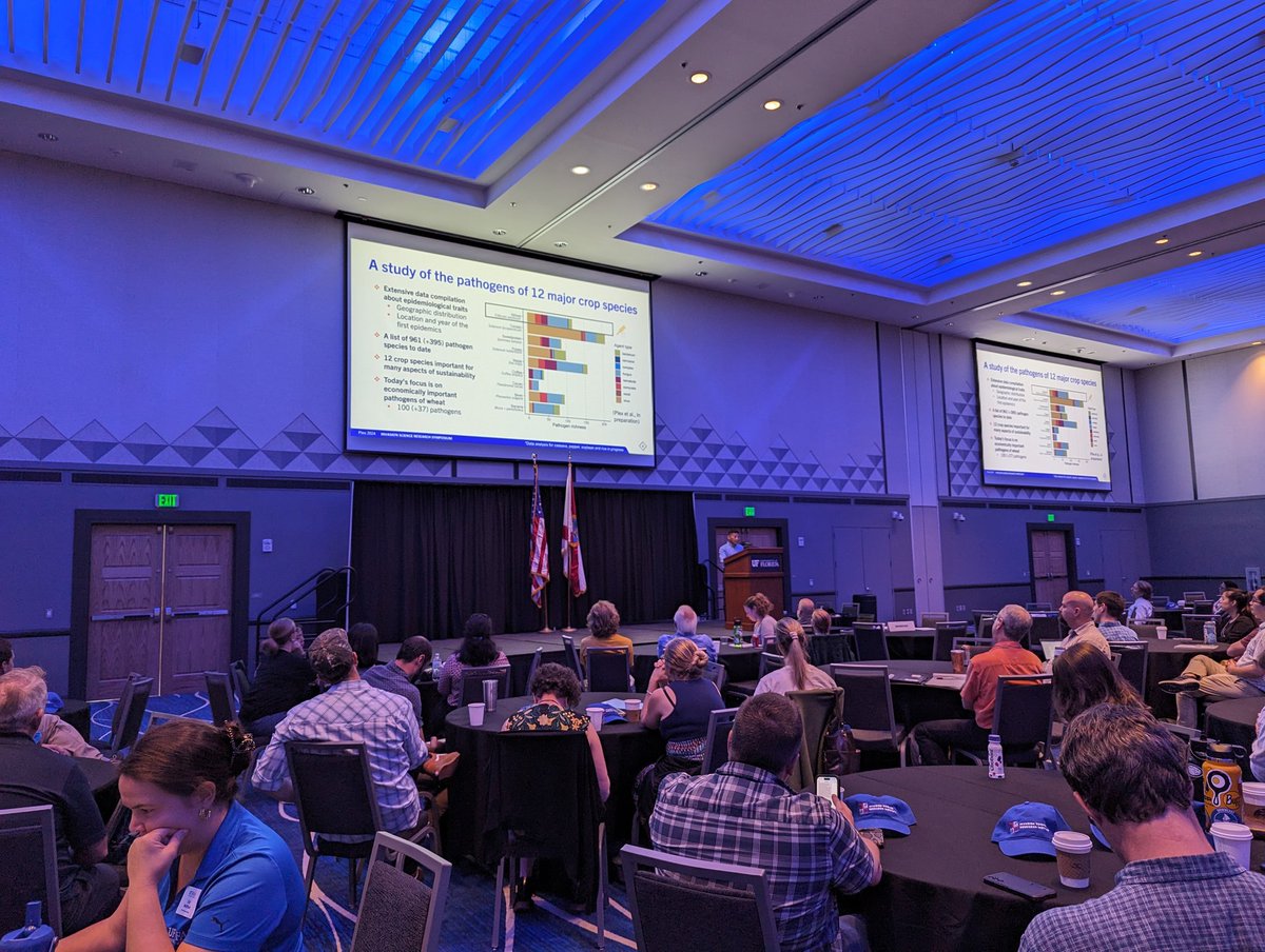 A full house, landmark gathering of #invasionscience researchers from Florida and beyond at the first ever #UF_FAS Invasion Sciences Research Symposium led by Matthew Thomas, director of Invasion Science Research Institute fostering collaboration. <a href="/UF_IFAS/">UF IFAS Solutions</a>
