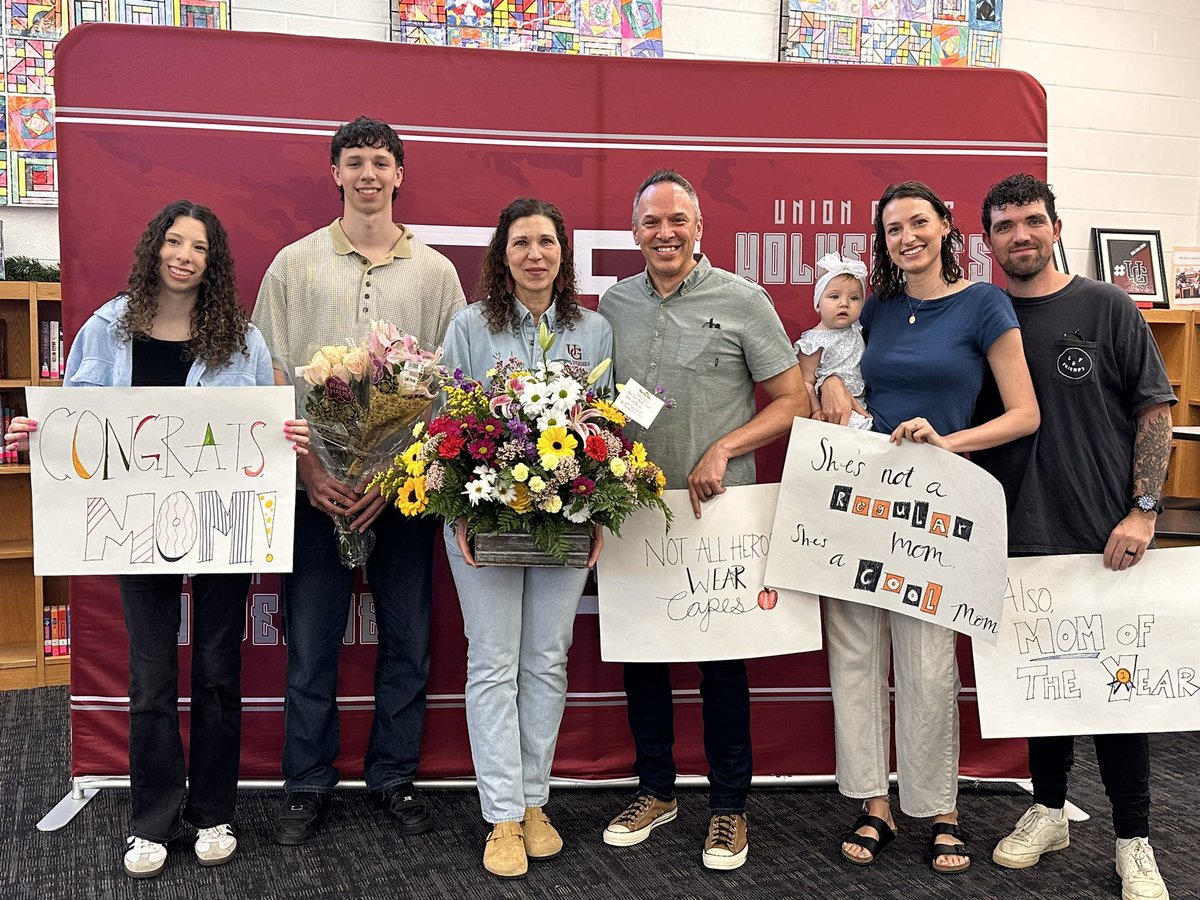 Celebrated our sweet TOTY, Ms. Brandi Mather, this morning. She’s a 7th grade science teacher extraordinaire! Well deserved honor! We are so lucky to have you!