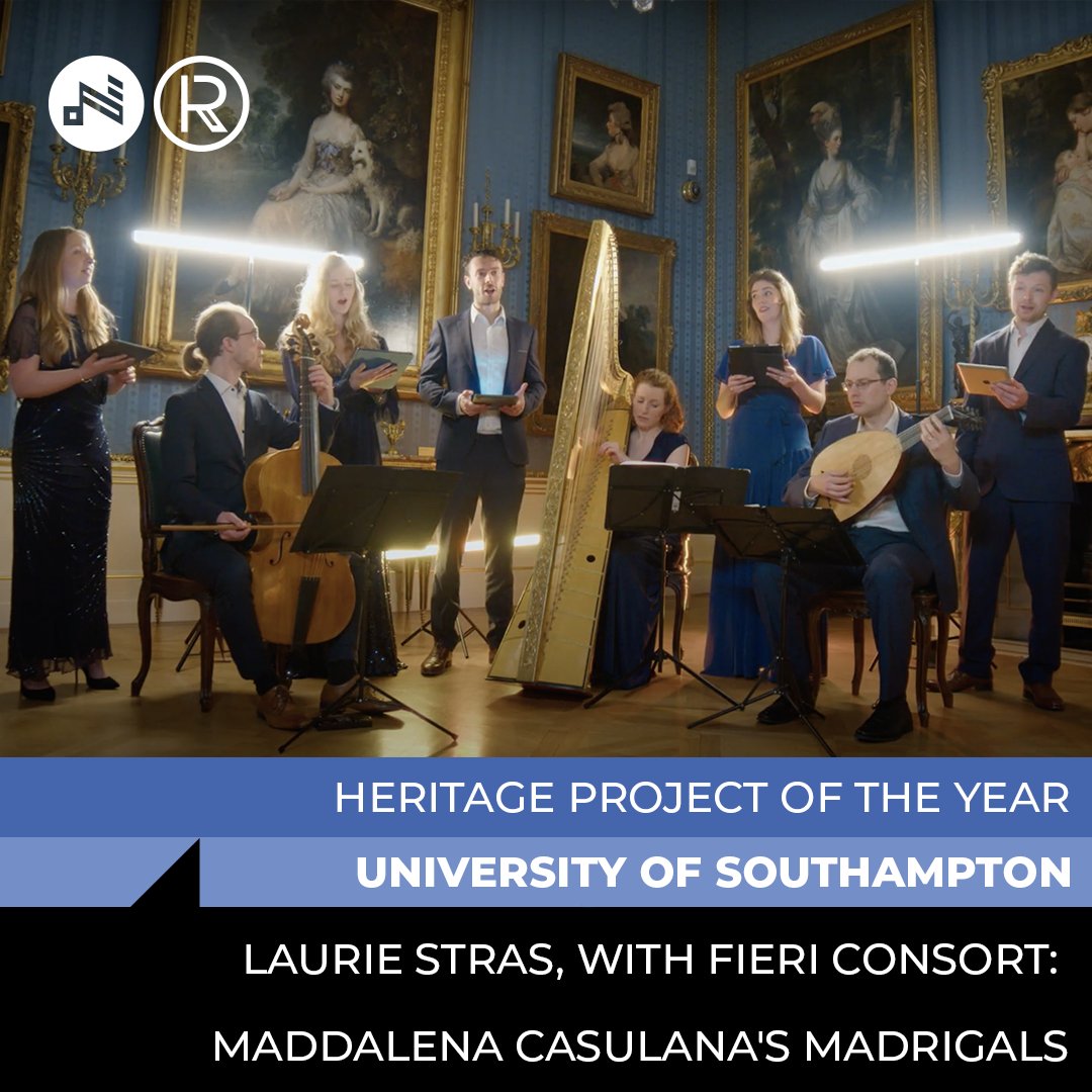 📷 Heritage project of the year 📷 — Secret Byrd | @TheGesualdoSix — Ukrainian Baroque: Concordacii Animos | Open Opera Ukraine — Laurie Stras, with @FieriConsort: Maddalena Casulana's madrigals | @unisouthampton (Angel Early Music, @ContinuoFndn & Ambache Charitable Trust)