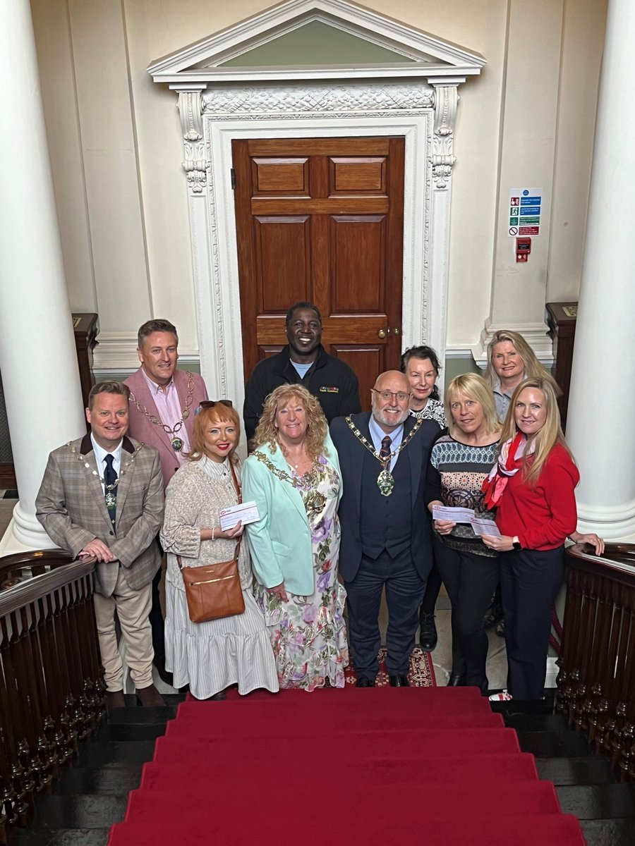 The outgoing Mayor of Fylde, Cllr Cheryl Little, proudly presented her chosen charities with fundraising cheques on Thursday 2 May 2024, in one of her final acts as Mayor before the new Mayoral Team. Read More - ow.ly/Nksq50RywI3