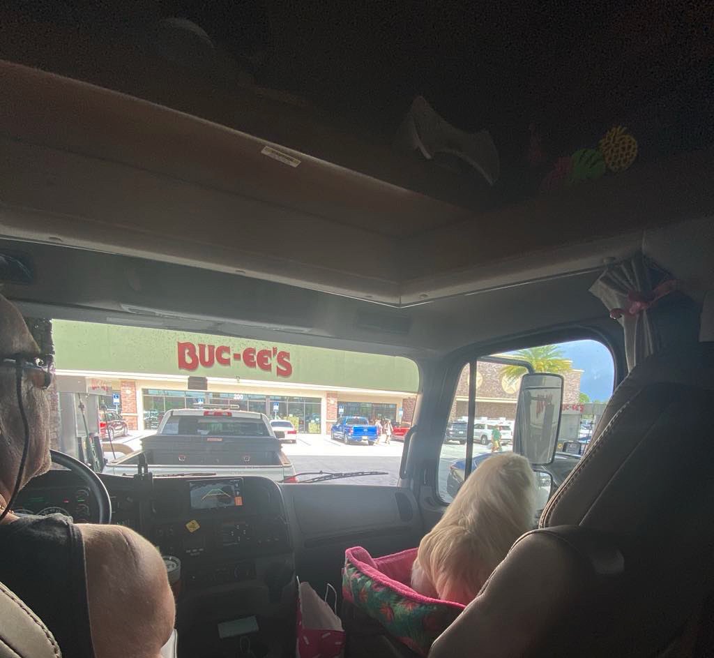 Gas up and snacks @bucees a must!

.
.
.
#caligurl #flamingler #rvcamping #rvdogs  #rollingwithmyhomies #rvtrip #camping #camperlife #rvtravels #rollingrenegade #sweetsammy #BigAl #rvtrip #FindYourAWAY #campingwithdogs  #travelgram #rvtiktok  #fyp #fypシ゚ #bucees