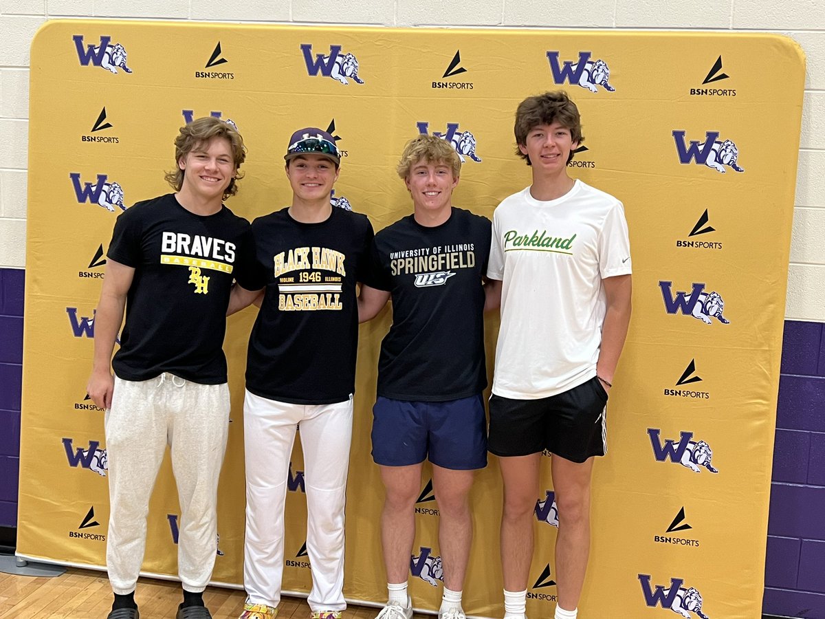 GOWHS_Baseball's tweet image. Congratulations to our Senior Signees!  
Tylka-Parkland @tylka_tyler 
Efflandt- UIS. @josh_efflandt 
Christensen-Blackhawk @C23Christensen 
Newman- Blackhawk @newmandanny28 

Good luck to you as Continue your Careers!