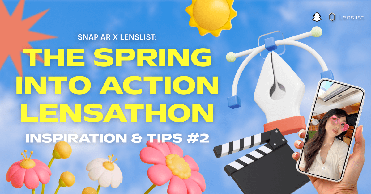 🚀 Ready to flex your AR skills? Don't miss out on the chance to shine in the @SnapAR x Lenslist Spring Into Action Lensathon! Get inspired by our new article exploring today's focus: Pop Culture and Self-Expression! 🎨 Discover what hooks users and guarantees engagement. Click