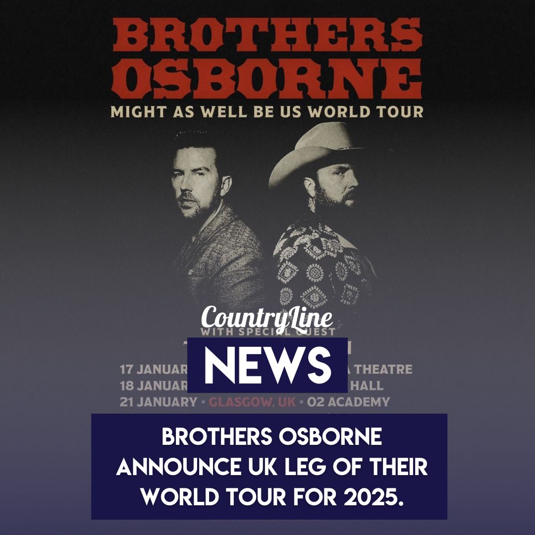 Brothers Osborne Tour 2025 Concert Poster