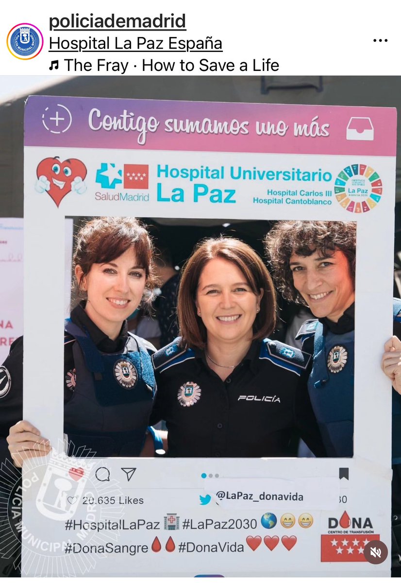 🔴 XVIII Maratón de donación de sangre🩸#hospitallapaz días 7-8 mayo de 9h a21h.

📢 Desde CPPM Las Rozas, animamos a <a href="/davidsantosb/">DΔ∇ID SΔΠTΩS🪽</a> <a href="/GustavoRico12/">Gustavo A. Rico</a> <a href="/jdelauz/">José de la Uz</a> que la Policía Local de Las Rozas se SUME al maratón.
