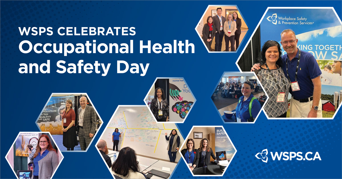 Happy Occupational Safety and Health Day (Bill 152 - wsps.news/3QxiJD9) to every business, employer and employee who prioritizes #workplacesafety for themselves & others. Together, we are building a safer #Ontario. #WorkplaceSafety #HealthAndSafety